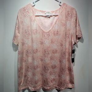 NWT‎ Catherine Malandrino pink floral top